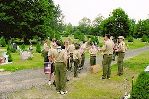 Memorial Day Gravesite Flag Placement 2007 #01